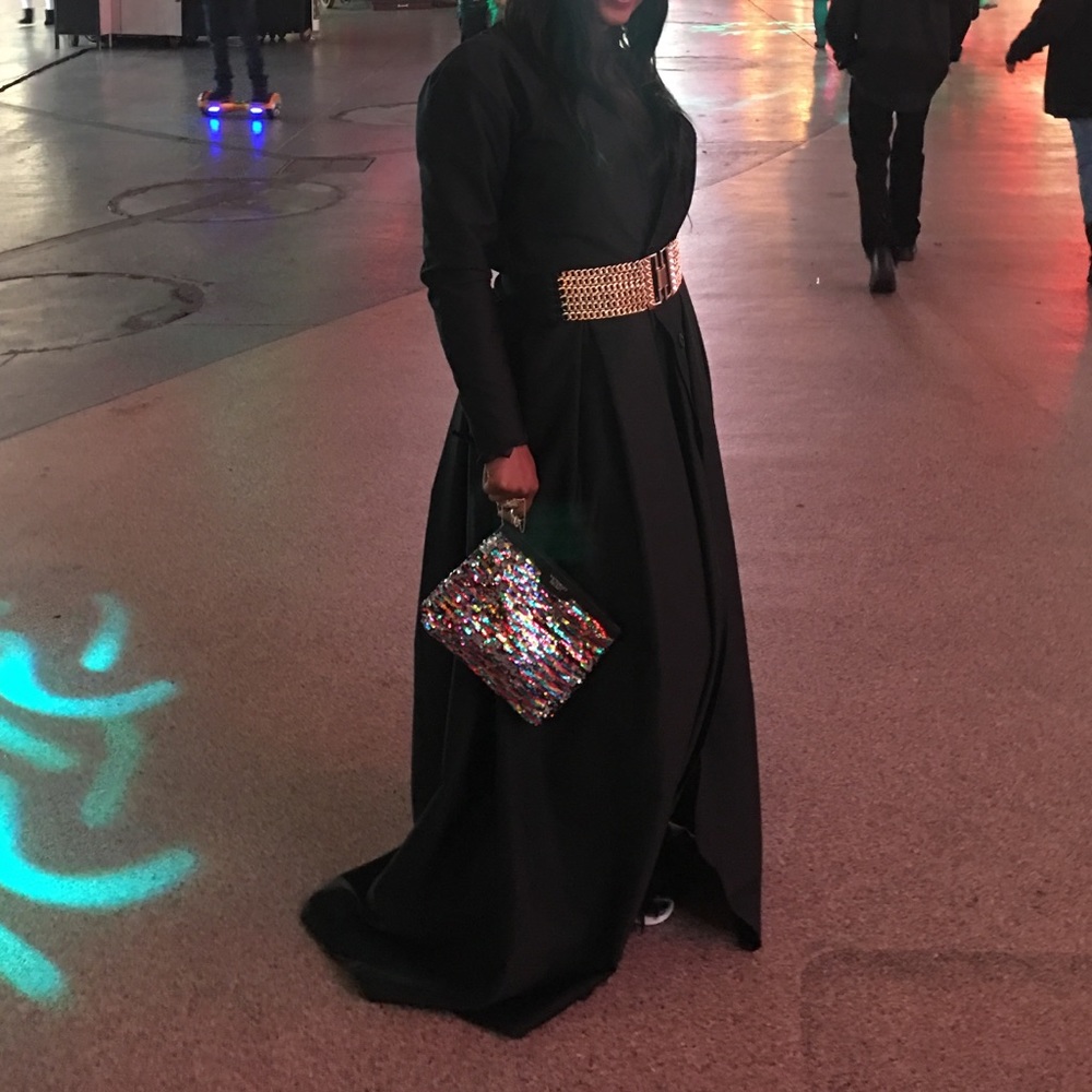 Long black jacket/dress